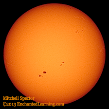 Several Sunspots, May 3, 2013