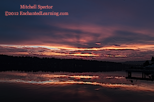 Sunrise Reflected in Lake Washington, 2 of 6
