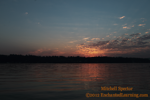 Sunrise over Lake Washington, 1 of 8