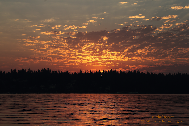 Sunrise over Lake Washington, 2 of 8