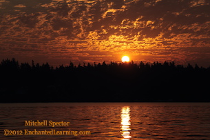 Sunrise over Lake Washington, 5 of 8
