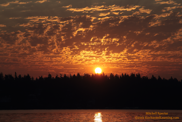 Sunrise over Lake Washington, 6 of 8