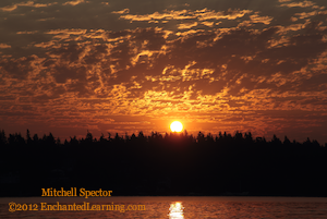 Sunrise over Lake Washington, 6 of 8