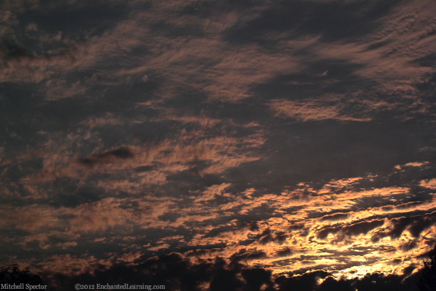 Summer Sunset, through a Solar Filter