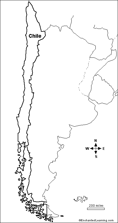 Search result: 'Outline Map Research Activity #1 - Chile'