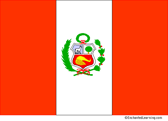 Flag Of Peru EnchantedLearning