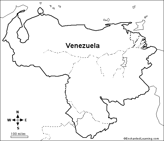 Search result: 'Outline Map Research Activity #1 - Venezuela'