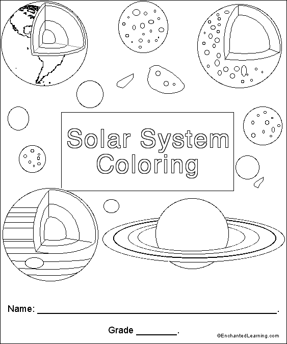 Search result: 'Solar System Coloring Book Cover'