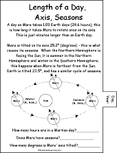 Search result: 'Mars Book: Day, Axis, Seasons'