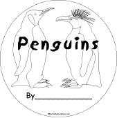 Search result: 'Penguin Shape Book: Cover'