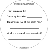 Search result: 'Penguin Shape Book: Penguin Questions'