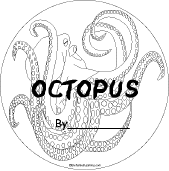 Search result: 'Octopus Shape Book: Cover'