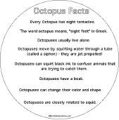 Search result: 'Octopus Shape Book: Facts'
