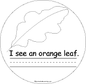 Search result: 'Leaf Shape Book: Orange'