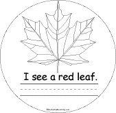 Search result: 'Leaf Shape Book: Red'