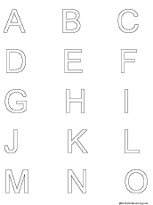 Search result: 'Circle the Symmetrical Letters #1: Printable Worksheet'