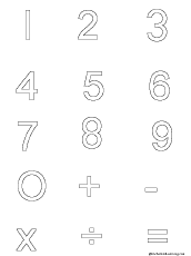 Search result: 'Circle the Symmetrical Numbers: Printable Worksheet'