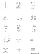 Search result: 'Draw Lines of Symmetry for Numbers: Printable Worksheet'