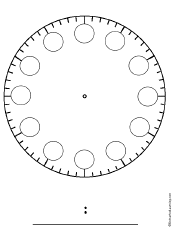 blank clock