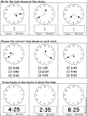 Telling time