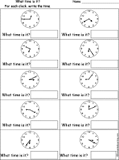 What time is it?