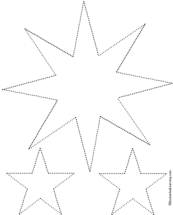 Search result: 'Stars #2 Tracing/Cutting Template'