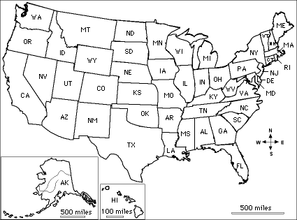 Search result: 'Johnny Appleseed Geography Quiz Printout (USA Labeled)'