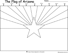 Search result: 'Flag of Arizona Printout'