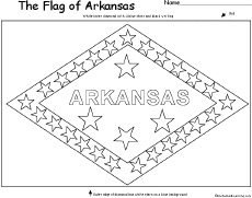 Search result: 'Flag of Arkansas Printout'