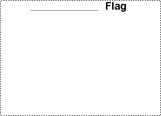 Blank flag