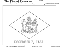 Flag of Delaware