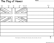 Search result: 'Flag of Hawaii Printout'