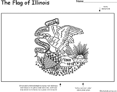 Flag of Illinois -thumbnail