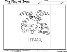 Flag of Iowa -thumbnail