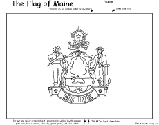 Flag of Maine