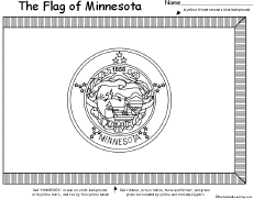 Flag of Minnesota -thumbnail