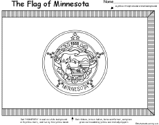 Search result: 'Flag of Minnesota Printout'