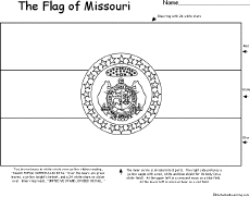 Search result: 'Flag of Missouri Printout'