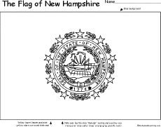 Search result: 'Flag of New Hampshire Printout'