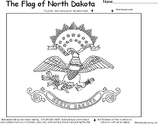 Search result: 'Flag of North Dakota Printout'