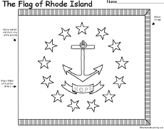 Flag of Rhode Island