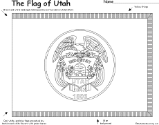 Search result: 'Flag of Utah Printout'