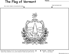 Search result: 'Flag of Vermont Printout'