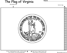 Flag of Virginia -thumbnail