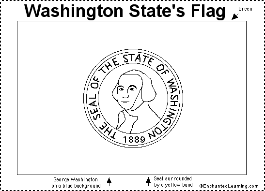 Search result: 'Washington State Flag Printout'