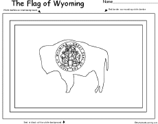 Search result: 'Flag of Wyoming Printout'