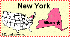 New York Facts Map And State Symbols Enchantedlearning Com