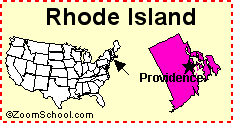 Rhode Island: Facts, Map And State Symbols - Enchantedlearning.Com