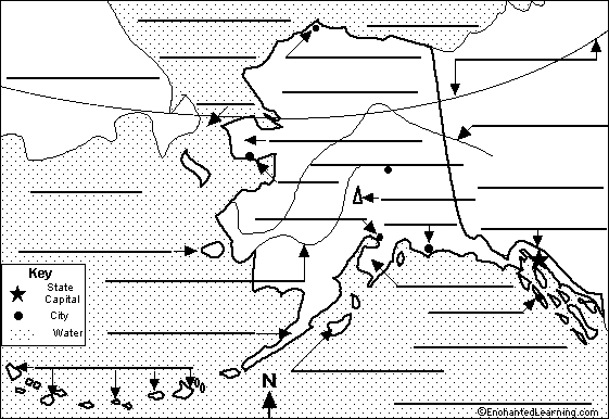 Search result: 'Label Alaska State Map Printout'