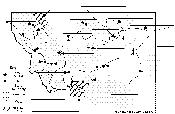 Search result: 'Label Montana Map Printout'